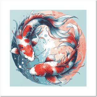 Koi Fish Posters and Art